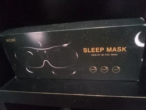 MZ00 Schlafmaske - Gesundheit 3D Augenmaske bequem - konturiert - Unisex - schwarz - neu im Karton - Bild 1 von 2