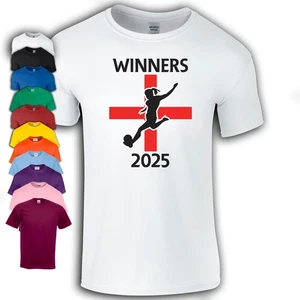 Lioness England Winners 2025 TShirt Football Soccer  - Picture 1 of 7