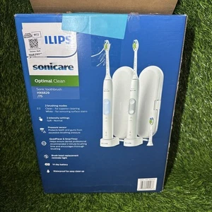 Philips Sonicare Optimal Clean Rechargeable Electric Toothbrush 2PK (Read) - Picture 1 of 4