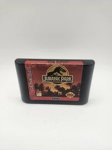 Jurassic Park (Sega Genesis, 1993) Tested Rare Mint Retro Loose Game Only  - Picture 1 of 7