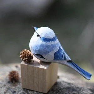 1PC Collecting Wooden Carved Animal and Bird Gifts Handmade Desktop Decoration - Picture 1 of 5