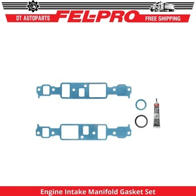 For 1993-1995 GMC C2500 4.3L V6 Engine Intake Manifold Gasket Set Lower Fel-Pro - Image 1 of 2