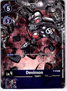 Devimon - P-018 (25th Special Memorial Pack) Promo Digimon Promotion Cards  P-01 - Picture 1 of 1