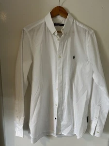 French Connection Mens Medium Long Sleeve Shirt White - Picture 1 of 5
