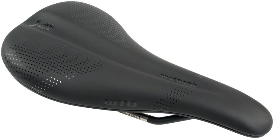 WTB Silverado 265 Fusion Form Saddle -  265 x 142 mm, Titanium, Black, Medium - Image 1 of 1