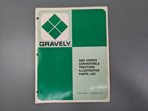 Gravely 5000 Series Tractors - 1977 Illustrated Service Parts List - Picture 1 of 3