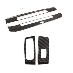 Real Dry Carbon Door Sills Window Control Cover For Porsche 911 992 2019-2022 - Picture 1 of 8