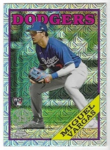 Miguel Vargas 2023 Topps Chrome 1988 MLB Refractor Rookie Card #T88C-48 Dodgers - Bild 1 von 2