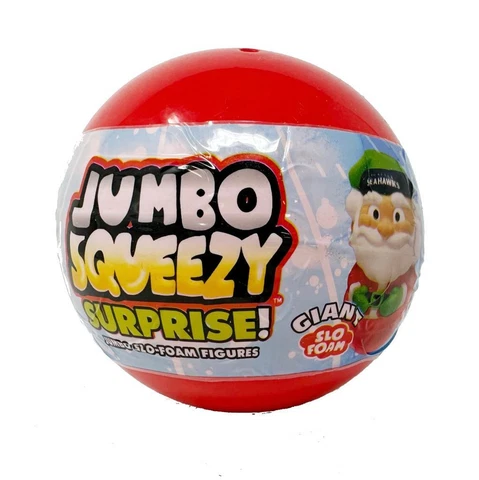 NFL SqueezyMates Jumbo 5" Santa New Foam Figures - YOU CHOOSE! Cover