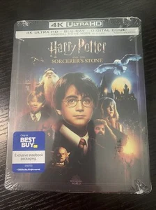 New Harry Potter and the Sorcerer's Stone Steelbook (4K+Blu-ray+Digital) NEW OOP - Picture 1 of 9