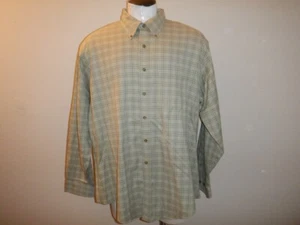Herren Hemd BROOKS BROTHERS BÜGELFREI SLIM FIT STRETCH Gr. XXL grün kariert LS BF - Bild 1 von 3