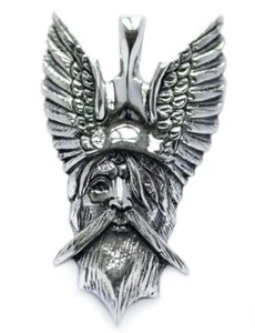Anhänger Odin / Wotan in 925er Silber! + GRATIS-Schmuckband! - Imagen 1 de 1