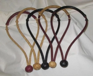 Rawhide Bosalita (1/4" diameter, 8 plt.) - choose from 7 colors - Picture 1 of 10
