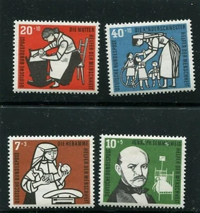 GERMANY SCOTT# B350-B353 MLH IGNAZ PHILIPP SEMMELWEIS (MEDICAL TOPICAL) - Picture 1 of 1