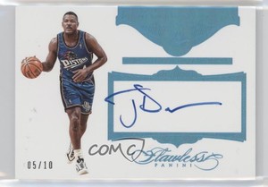 2015-16 Panini Flawless Super Signatures Sapphire /10 Joe Dumars #SS-JD Auto HOF