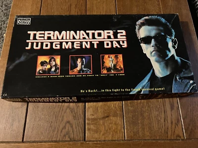 RARE Terminator 2 Board Game 1992. Complete with unpunched tokens - Image 1 of 4