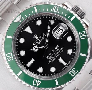 Rolex Submariner 126610LV Date Kermit Steel 41mm-Green Ceramic Bezel-Black Dial - Picture 1 of 4