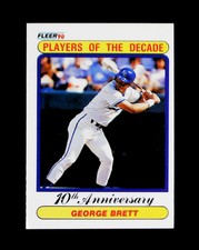 George Brett 1990 Fleer Players Of The Decade #621 Royals