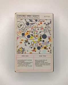 Led Zeppelin III Kassette M 57201 (USA) 1970 Siebziger Papierlabel (NM) - Bild 1 von 6