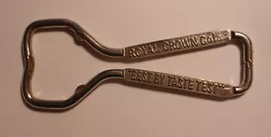 Vintage Royal Crown Cola Draht Flaschenöffner "Best by Taste Test" - Bild 1 von 2