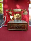 Vintage DECO-TEL French Victorian Rotary Telephone Phone