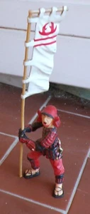 Action figure PLASTOY SAMURAI with banner CON STENDARDO - 16 cm - Picture 1 of 2