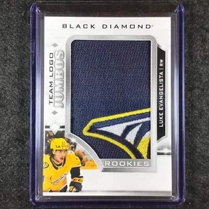 2023-24 Black Diamond NHL LUKE EVANGELISTA Rookie Team Logo Jumbo Patch #LE - Bild 1 von 1