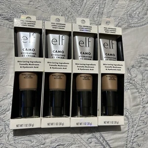 ELF Camo CC Cream Full Coverage Foundation Tan 415 C -1.05 OZ - 4 PACK! NEW!!!!! - Picture 1 of 8