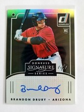 2016 PANINI DONRUSS SIGNATURE SERIES BLACK BRANDON DRURY RC/AUTO! 1/1! ONLY ONE!