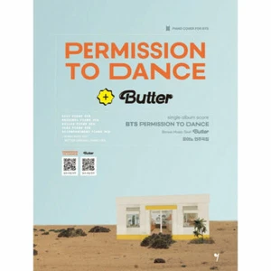Libro coreano de partitura de piano con permiso para bailar y mantequilla de BTS - Imagen 1 de 3