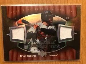 2007 UD Elements Essential dual game used jersey card Brian Roberts Orioles - Picture 1 of 1