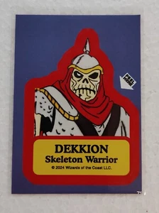 Super7 Dungeons & Dragons SDCC Exclusive #71 Dekkion Skeleton Warrior Sticker - Picture 1 of 2
