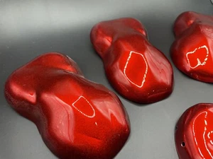 Pulver Pulverbeschichten Lasur Candy Rot 1KG Pulverlack Powder Felgen Car - Bild 1 von 5