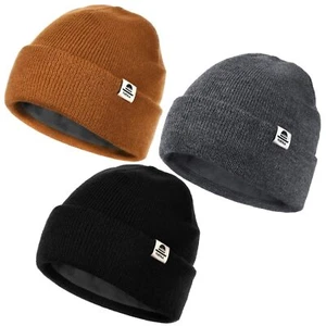 Baby Beanie Fleece Lined Toddler Winter Hat Boys Girls Knit Warm Beanies Kids... - Picture 1 of 9