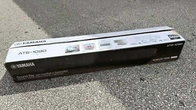 Yamaha ATS-1090 35in Wide Soundbar Dual in-Bar Subwoofers - Black - Open Box - Image 1 of 4