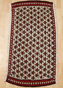 KURDISH KILIM RUG HAND WOVEN MULTI COLORED RECTANGLE RUG WOOL AREA RUGS 2X3ft. - Picture 1 of 5