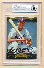 1995 SP Top Prospects Vladimir Guerrero Rookie Auto Autograph Authentic BGS BAS