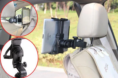 Car Back Seat Headrest Tablet Mount Holder For 7-10" iPad 5 Air Pro Galaxy Large - Image 1 of 4