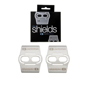 Crank Brothers Shoe Shields Pair Silver for Carbon Sole Cycling Shoes - Picture 1 of 1