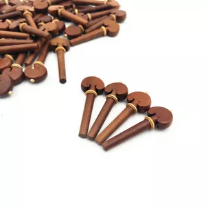 20 Stck. Jujube Holz volle Größe 4/4 Violine Wirbel Stimmgerät Stimmung Intarsien Buchsbaum - Bild 1 von 5