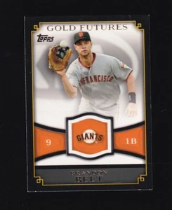 2012 Topps Gold Futures Brandon Belt #GF-3 San Francisco Giants - Picture 1 of 2
