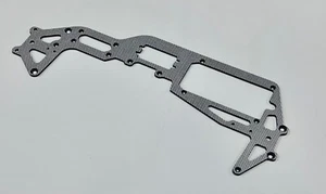 XTREME RACING HPI HELLFIRE SILVER CARBON FIBER TOP BRACE TRUGGY OFFROAD VINTAGE - Bild 1 von 1