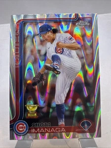 2025 Topps Chrome #149 Shota Imanaga Raywave Chicago Cubs - Foto 1 di 2