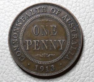 * 1913 PENNY AVERAGE EXAMPLE GOOD GRADE BARGAIN PRICE #QYA48 - Bild 1 von 6