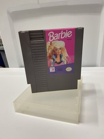 Barbie Nintendo NES Authentic Doll Video Game Good Label