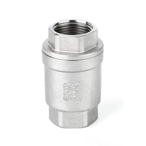 1/2 Inch Vertical Stainless Steel Check Valve for Effective Water Flow - Picture 1 of 33