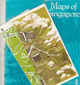 SINGAPUR Moderno Patronato de Promoción Turística MAPAS DE SINGAPUR - Imagen 1 de 10