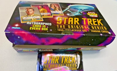 1997 Skybox 1966-7 STAR TREK TOS Season 1 Box w/ 180 Cards including 80 INSERTS! - Image 1 of 2