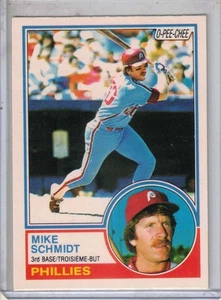 1983 OPC O-Pee-Chee baseball Mike Schmidt original card NM PHILADELPHIA PHILLIES - Picture 1 of 2