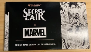 MTG Secret Lair x Spider-Man: Venom Unleashed (Inks) REGULAR - Sealed 🇺🇸 - Picture 1 of 3